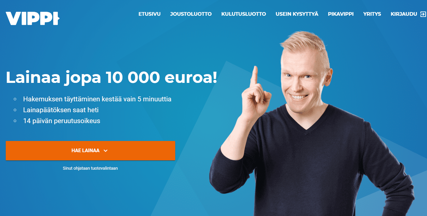  - Joustoluotto tai kulutusluotto 100 - 10 000 euroa! |  